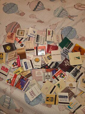 LOT of vintage hotel and restaurant matchbooks